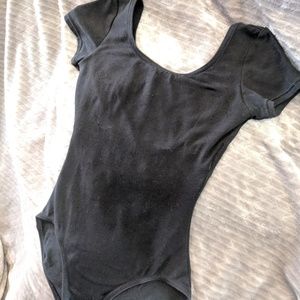 Capezio black leotard
